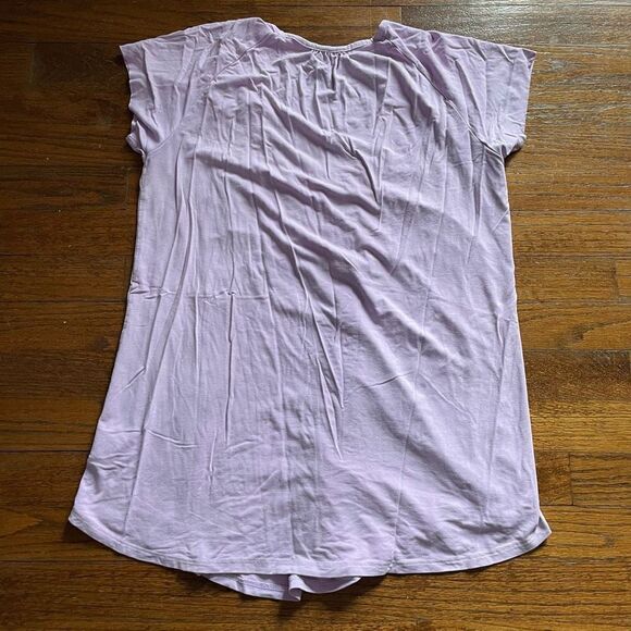 Fresh Produce Lavender Ruffle Front Short Sleeve Tee - Picture 5 of 5